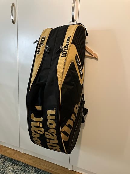 Wilson Pro Staff Tenniskväska svart och guld