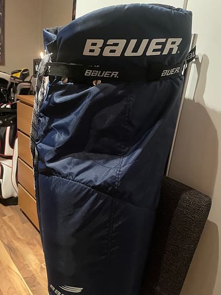 Bauer impact ishockeybyxor XL/TG blå