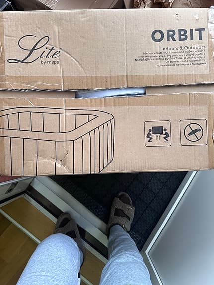 Mspa Lite Orbit uppblåsbar spabad 4 personer