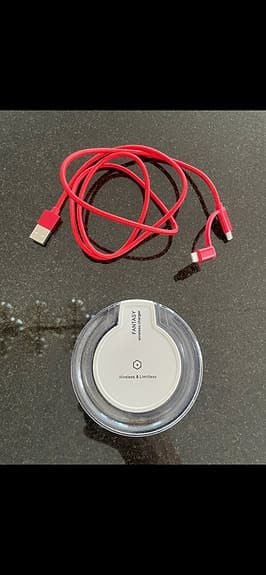 Trådlös Laddare och USB-C Laddkabel