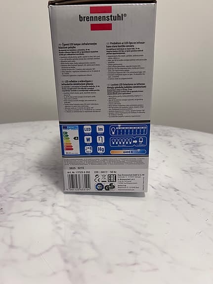 Brennenstuhl LED-strålkastare med infraröd rörelsedetektor