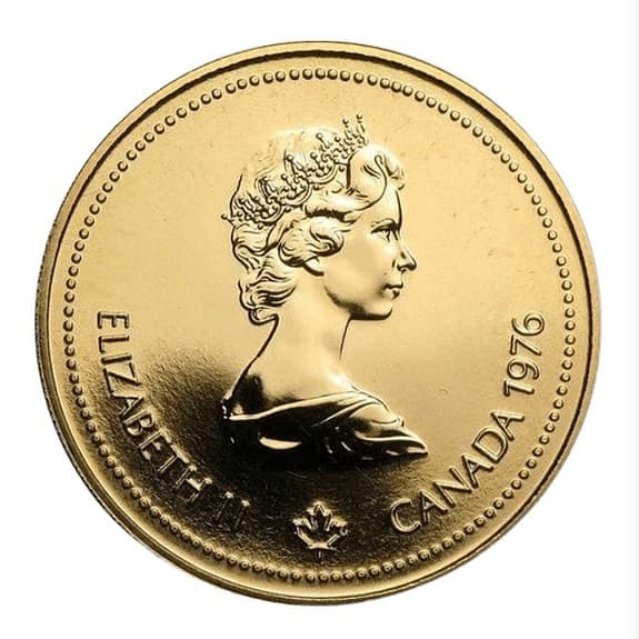 Kanada 1976 Olympiad 100$ Guldmynt