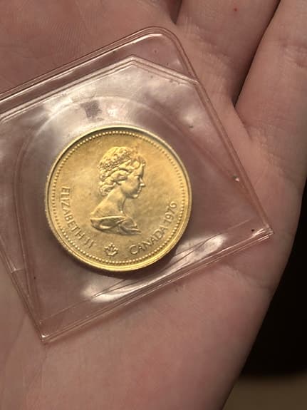 Kanada 1976 Olympiad 100$ Guldmynt