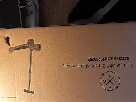 Stoy Vintage Min Första Sparkcykel Beige