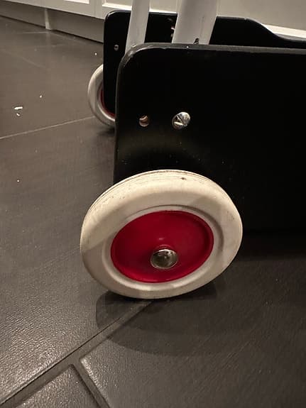 BRIO Barnvagn i trä svart