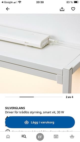 Faxälven spegel med belysning