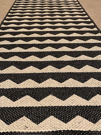 Brita Sweden Matta ”Gittan” Svart och Vit