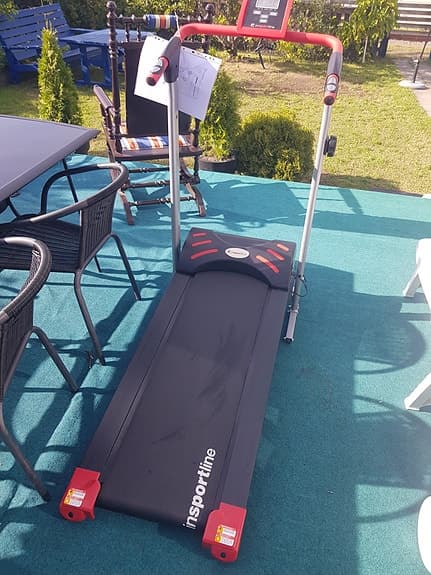 Insportline Sport Treadmill Svart och Röd