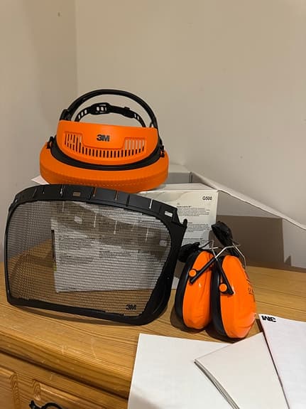 3M G500 Skyddshjälm med visir och hörselskydd