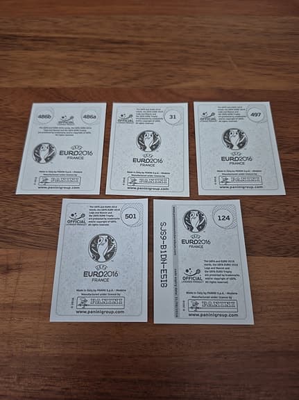 B52/ ca 10 st Fotbollsbilder EM 2016
Nyskick