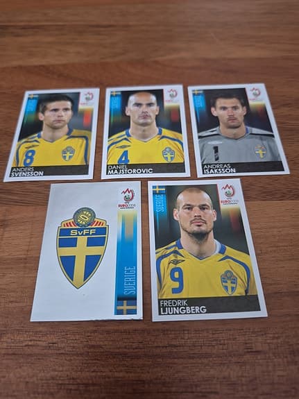 BSV53/ ca 21 st Svenska spelare  Fotbolls EM-2008 Nyskick