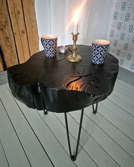 Soffbord bränd ek. Yakisugi