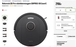 Roborock Q5 Pro Robotdammsugare svart
