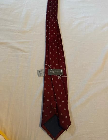 Slips Herr Vinröd med mönster