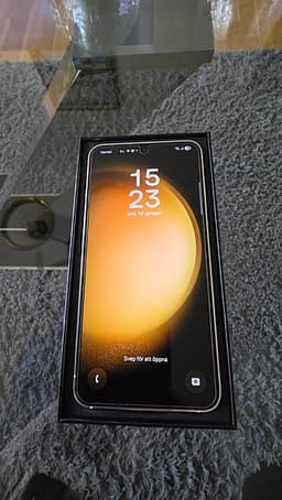 Samsung Galaxy S23 Vit mobiltelefon 128 GB