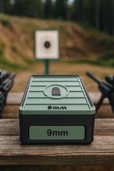 9mm fältskytte - ammunitionslåda x66 skott