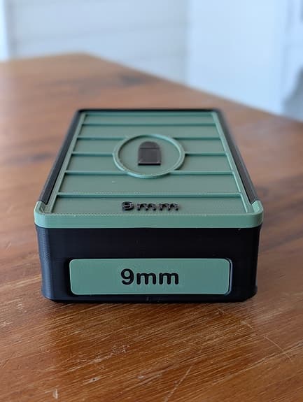 9mm fältskytte - ammunitionslåda x66 skott