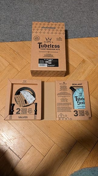Peaty's Tubeless conversion kit Mtb