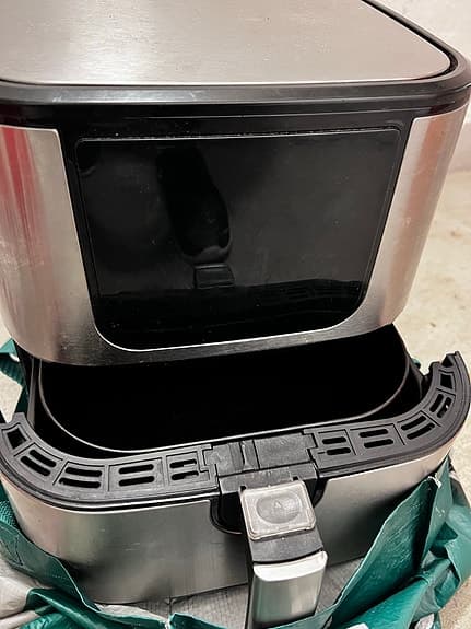 Airfryer Fritös Rostfritt stål Svart