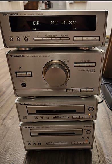 Technics stereopaket med högtalare