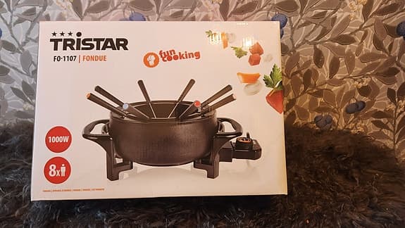 Tristar Fondue Set med 8 gafflar