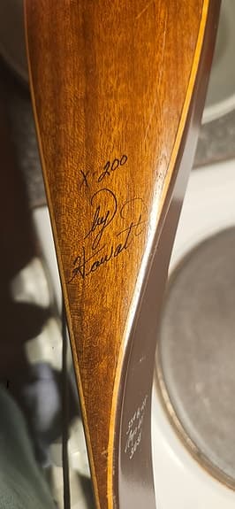 Pilbåge Damon Howatt recurve bow X-200 traditionell (vintage)