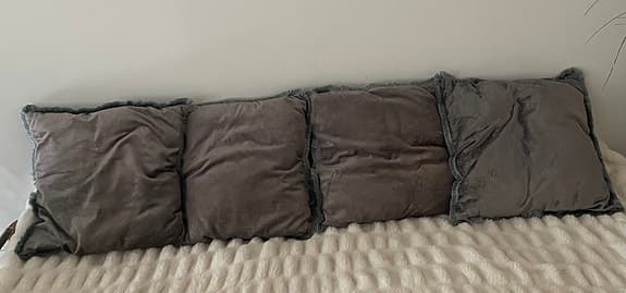 H&M Home Kuddar i grått tyg