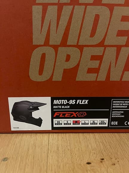 Bell Moto-9S Flex (Matte Black) – Strl M