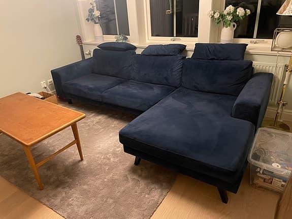 Soffa med divan