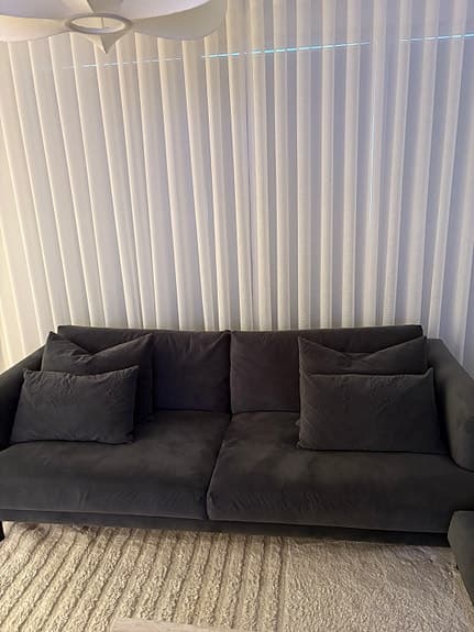 Soffor mörkgrå säljes