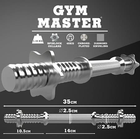 4x Spinlocks för 25 mm skivstång // Barbell, dumbbell Spinlock 25 mm bars