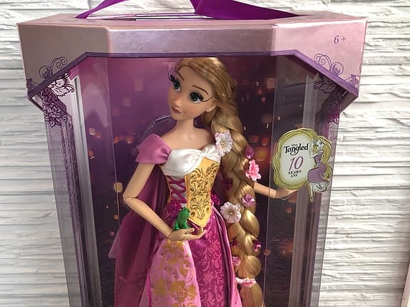 Walt Disney 10th rampunzel Limited edition doll 17 Tangled docka dress princess