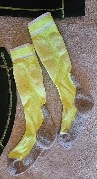 Underställ stl 134/140 och skidsockor stl 31/34