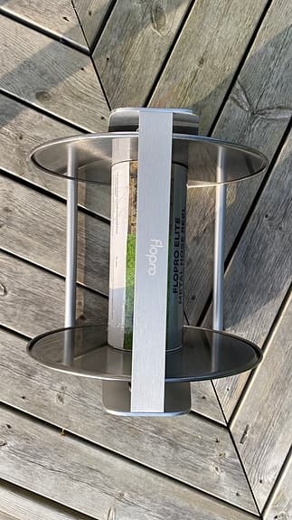 Flopro Professional Metallslangvinda Silver 30 x 28 x 36 cm