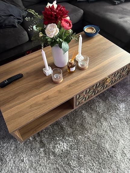 Soffbord i kompress trä i fint skick