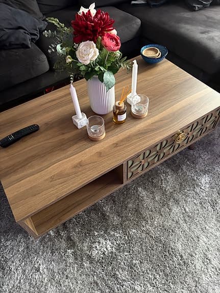 Soffbord i kompress trä i fint skick