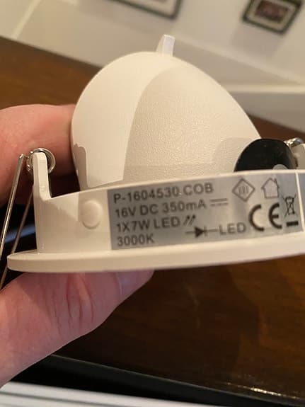 By Rydens Downlight 7W 3000K med driver