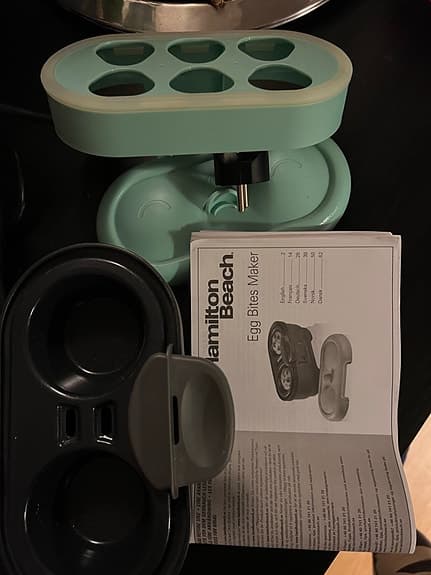 Helt ny och oanvänd äggkokare/miniomelett.