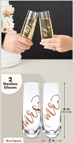 Champagneglas för bröllop (Nya)