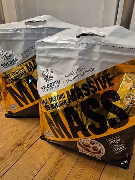Mass builder, gainer från Swedish supplements