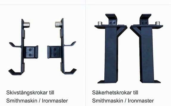 Ironmaster IM 2000 smith-maskin och power rack med mycket tillbehör.