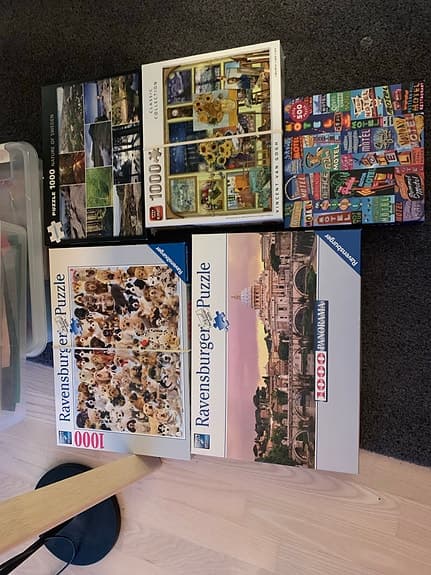 Ravensburger Pussel 1000 bitar Blandade motiv