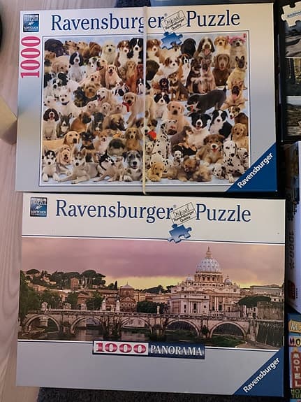 Ravensburger Pussel 1000 bitar Blandade motiv