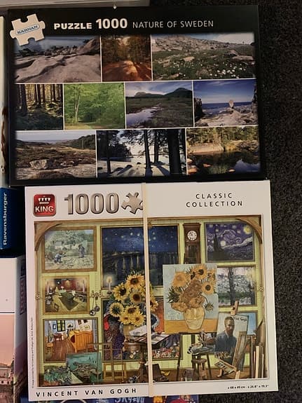 Ravensburger Pussel 1000 bitar Blandade motiv