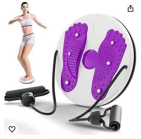 Träningsplatta med fotmassage och handtag