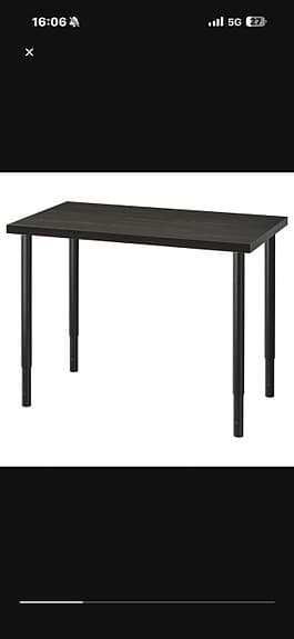 IKEA Skrivbord LINNMON/OLOV 100x60