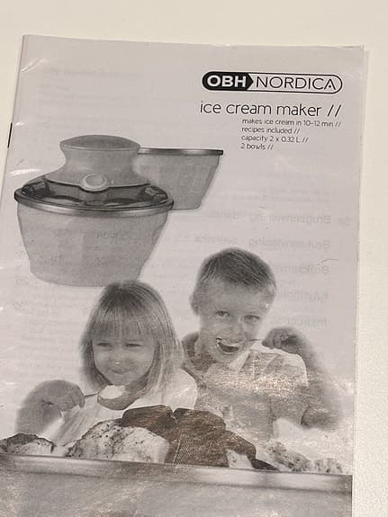 Glassmaskin från OBH Nordica