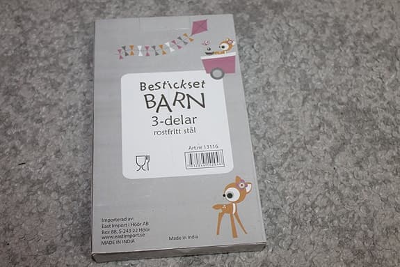 Barnbestick med nallar  14 cm