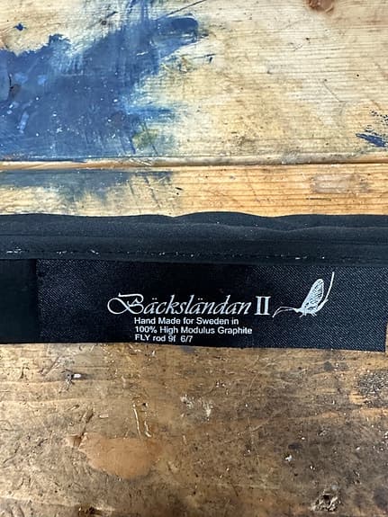 Bäcksländan II Flugfiske spö + Rulle