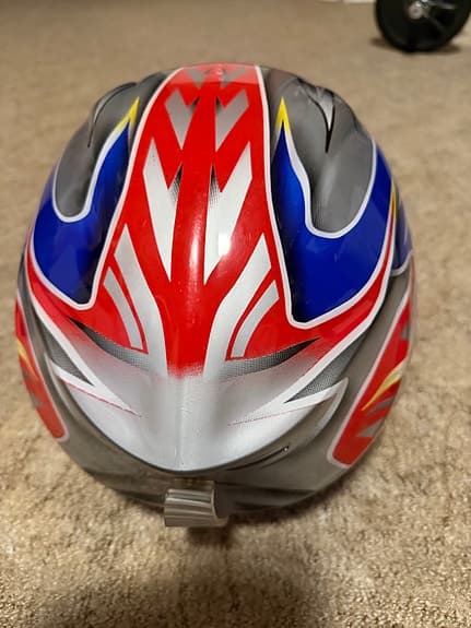 Büri och CEBE Skidhjälmar mix röd, blå, svart